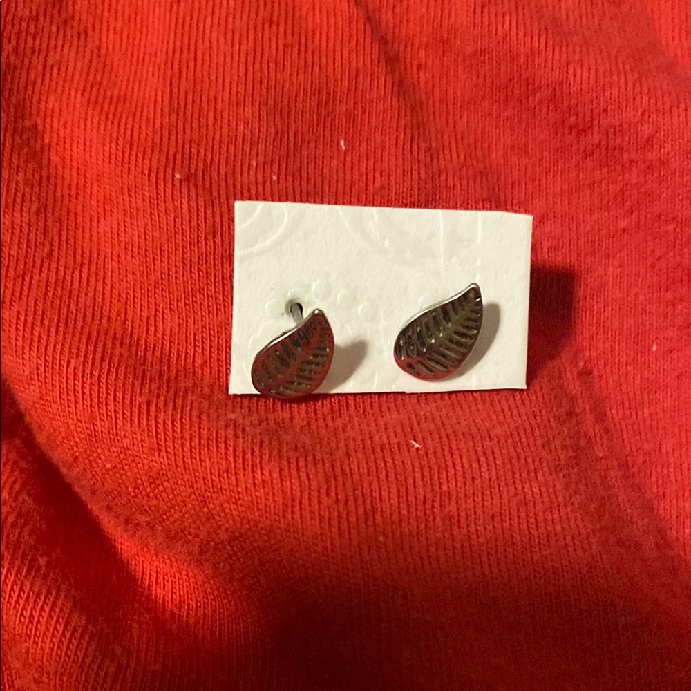 Silver Leaf Earrings